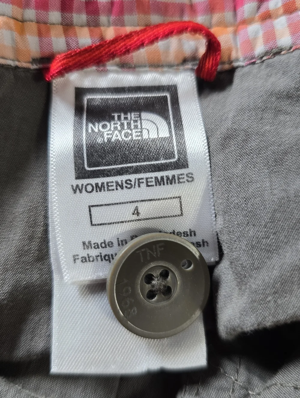 The North Face Olive Green/Gray Crop Cargo Pants Size 4‎